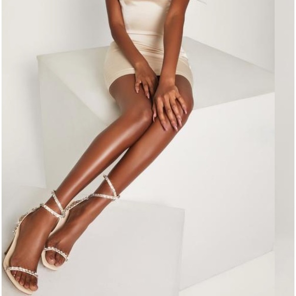 High diamond wraparound glam heel - Picture 2 of 8